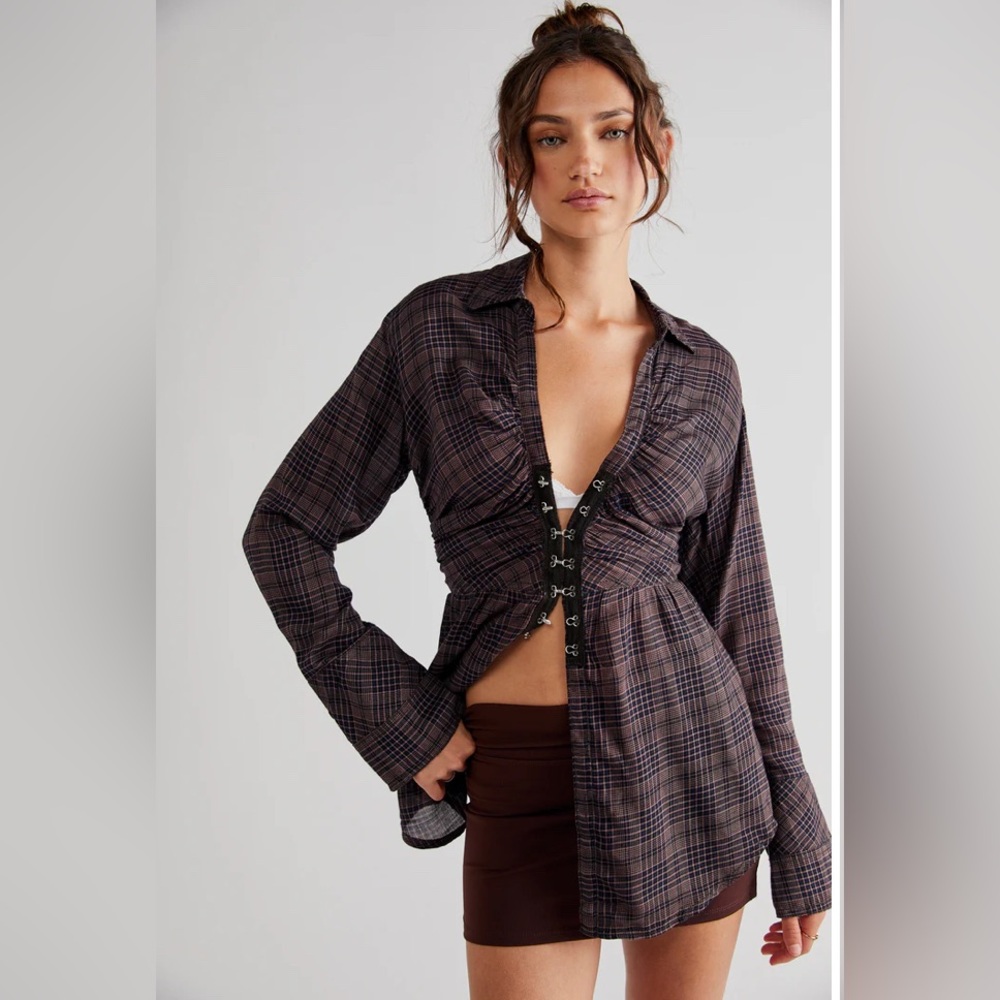 NWT Free People Catalina Remade Shirt